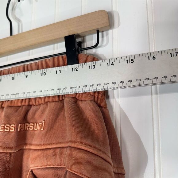 ASRU Aesthetic Revolution Joggers Size S Burnt Orange Streetwear Techwear - Picture 5 of 5